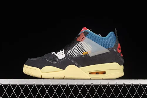 All categories Air Jordan Jordan series basketball shoes Air Jordan 4 foreign trade version Union La x Air Jordan 4 Retro AJ4 Joe 4 joint model basketball shoes DC9533-001